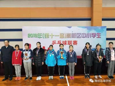 燃！濰坊北海學校乒乓小將展英姿，市賽舞臺喜獲佳績