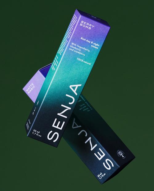 senja高端漸變化妝品日化產(chǎn)品包裝設(shè)計(jì)案例參考分享欣賞